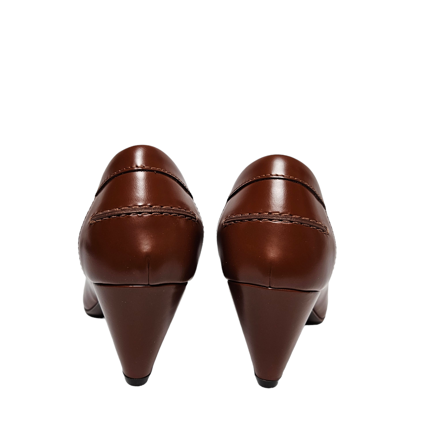 Tod's Brown Leather Pointed Toe Heels