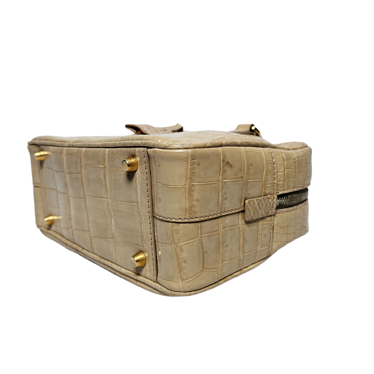 Prada Coccodrillo Bauletto Bag