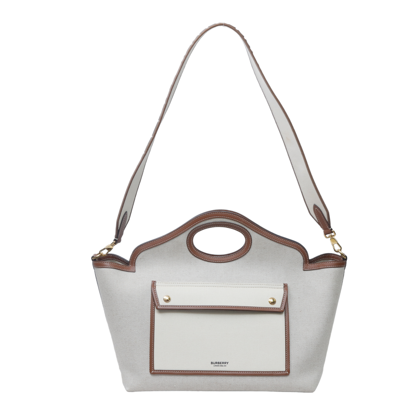 Burberry Soft Pocket Canvas Tote