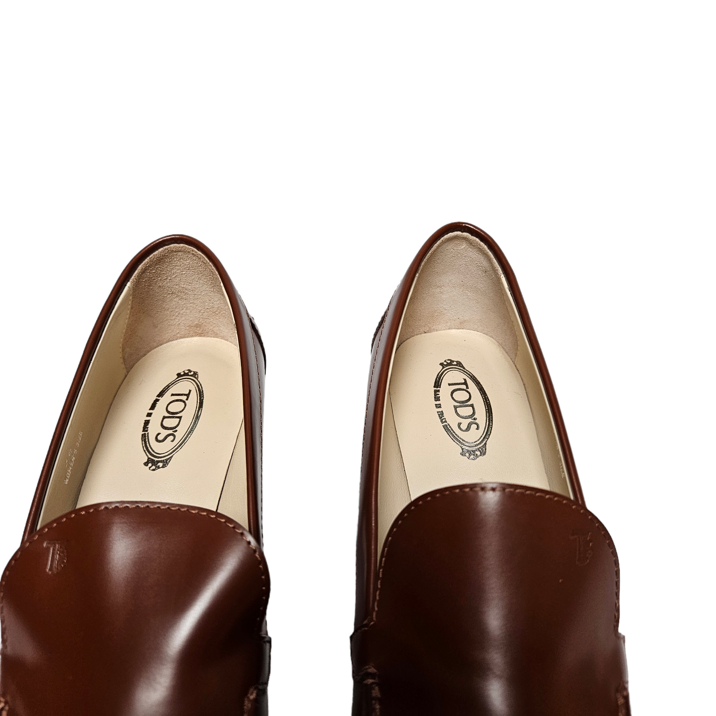 Tod's Brown Leather Pointed Toe Heels