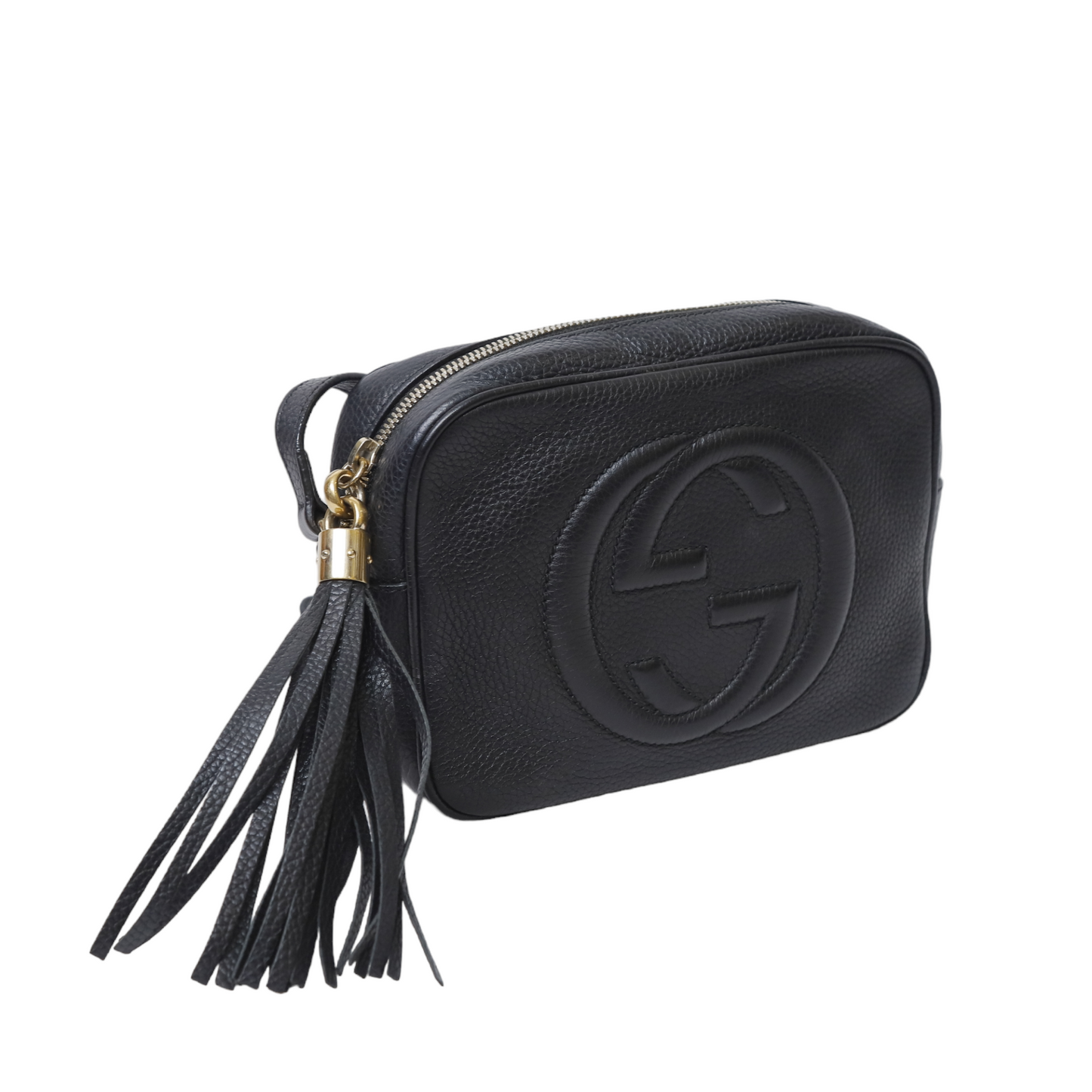 Gucci Black Leather Soho Disco Bag