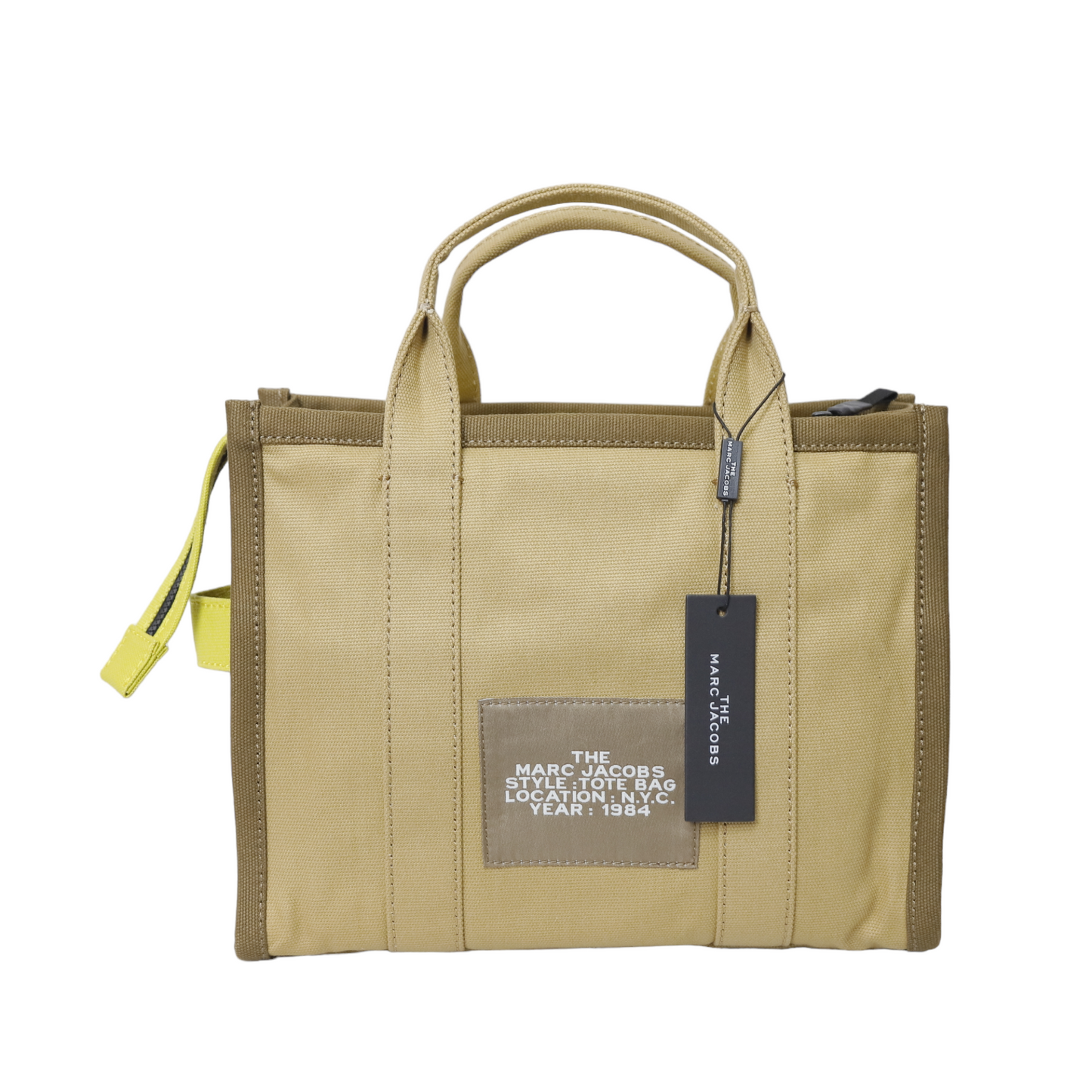 Marc Jacobs Beige Canvas Tote Bag
