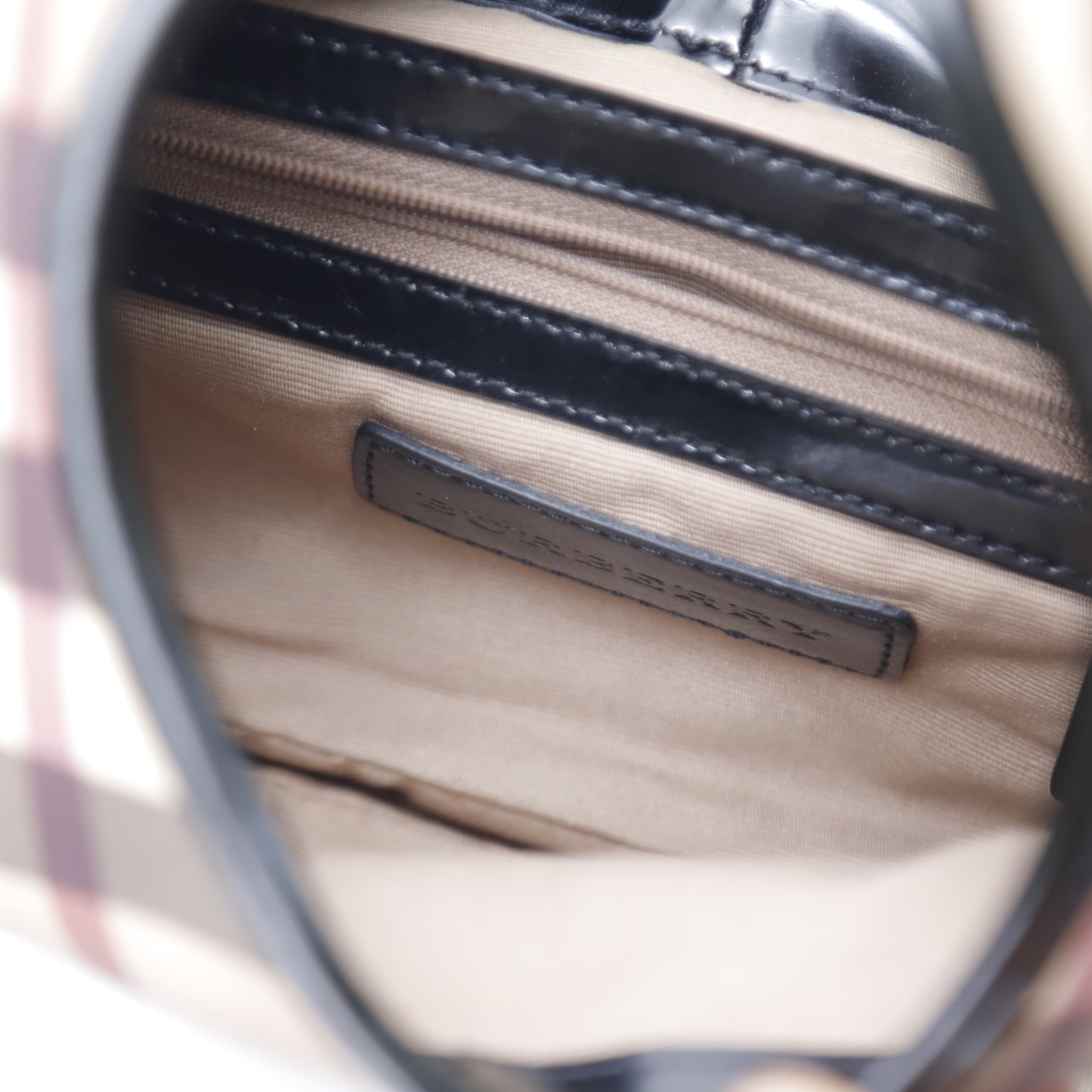 Burberry Brooke Classic Check Hobo Bag