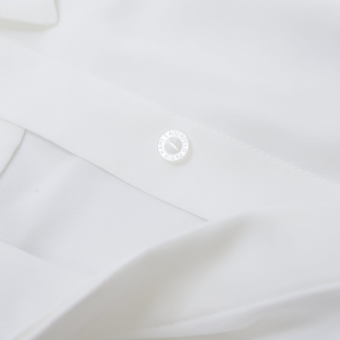 Karl Lagerfeld Embellished Button-Up Shirt- Size M