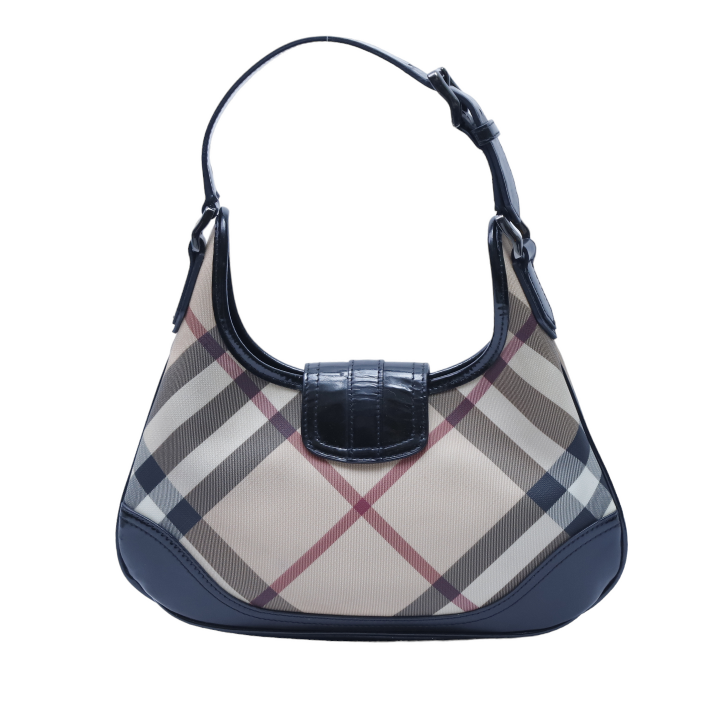 Burberry Brooke Classic Check Hobo Bag