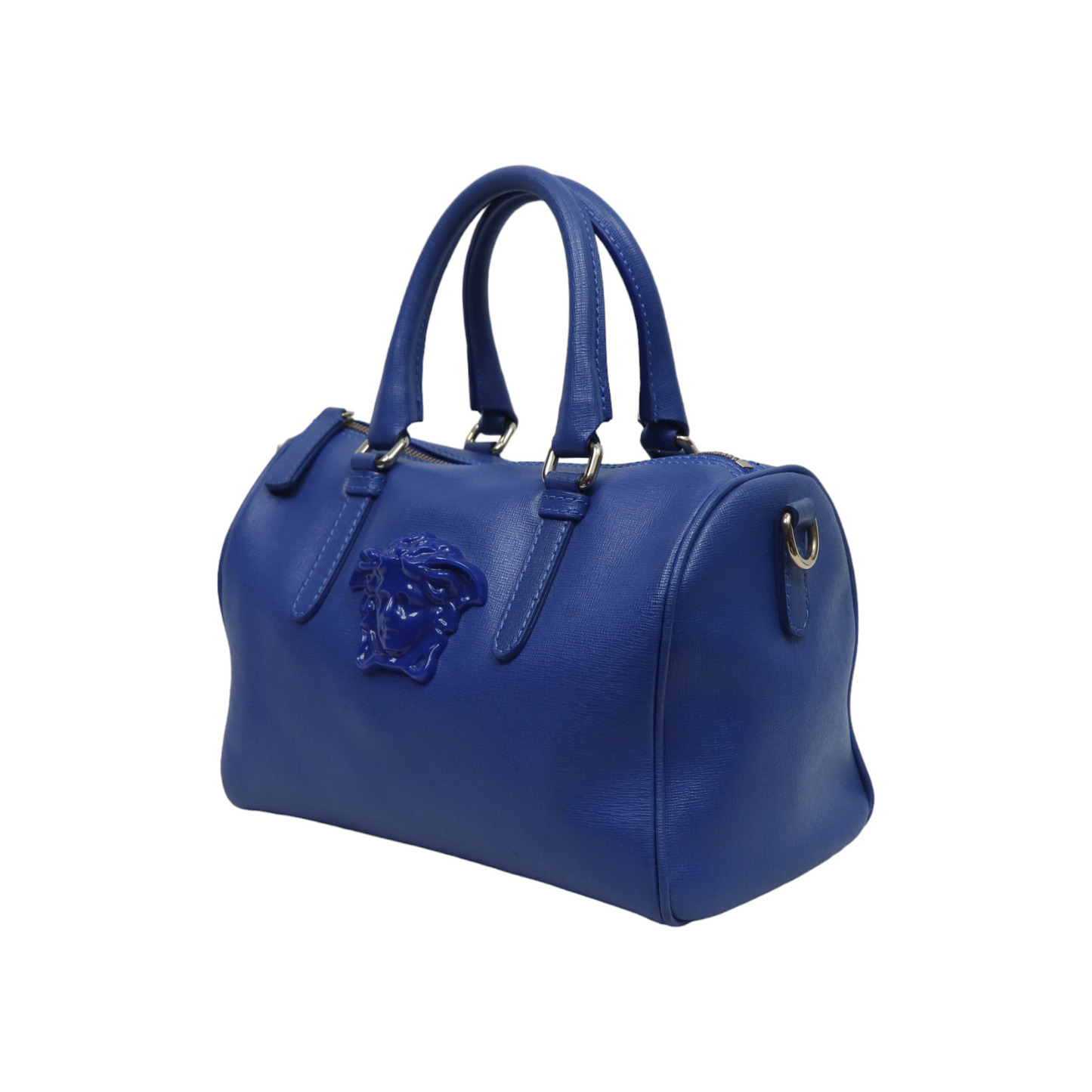 Versace Medusa Blue Leather bag