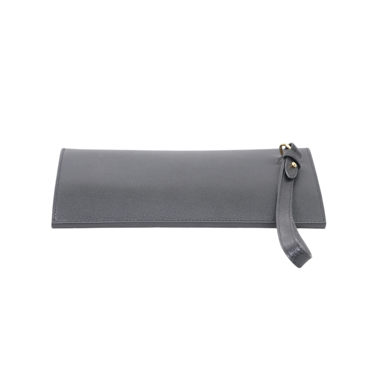 Hermes Kelly Pocket Longue Wallet in Black Chevre Chamkila Leather
