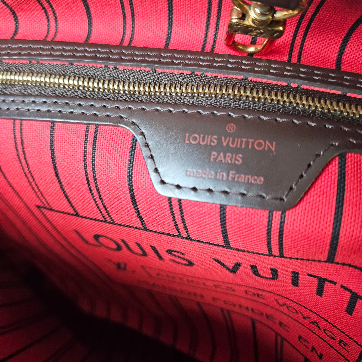 Louis Vuitton Damier Ebene Neverfull MM