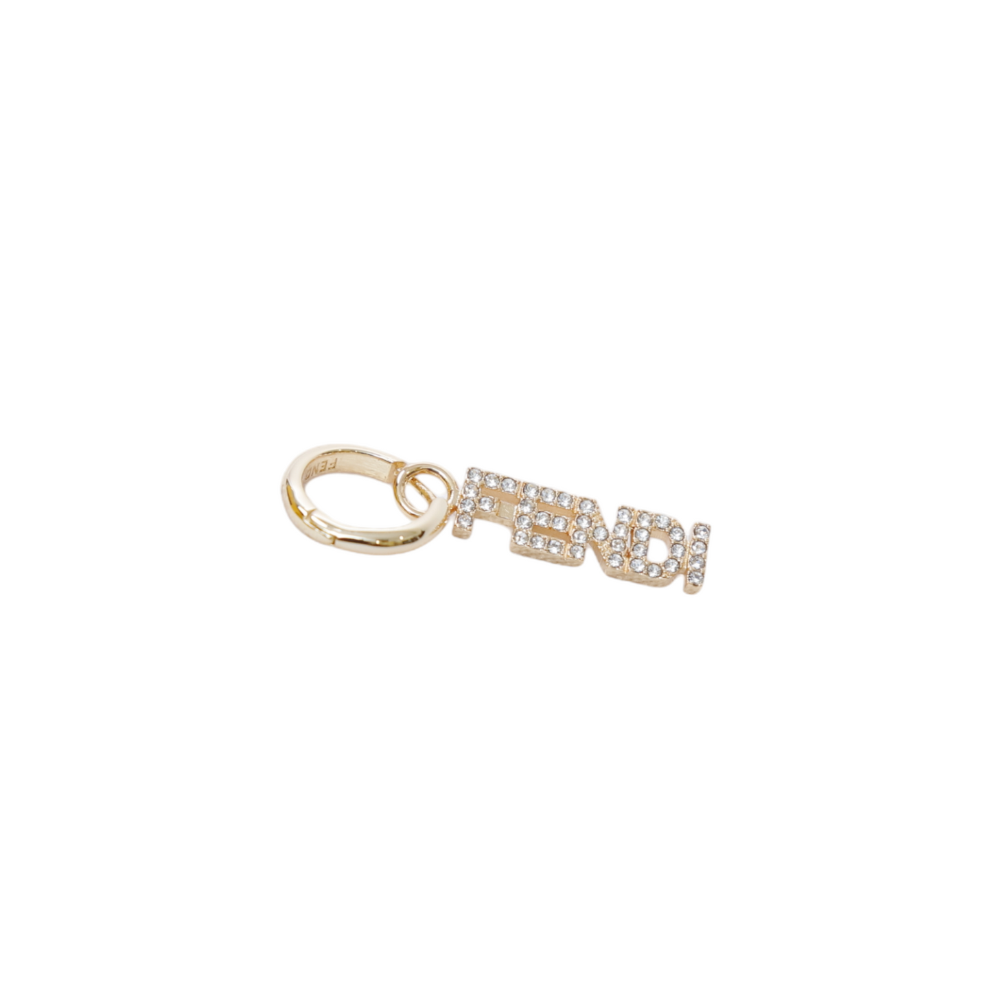Fendi Logo Dropdown Earrings