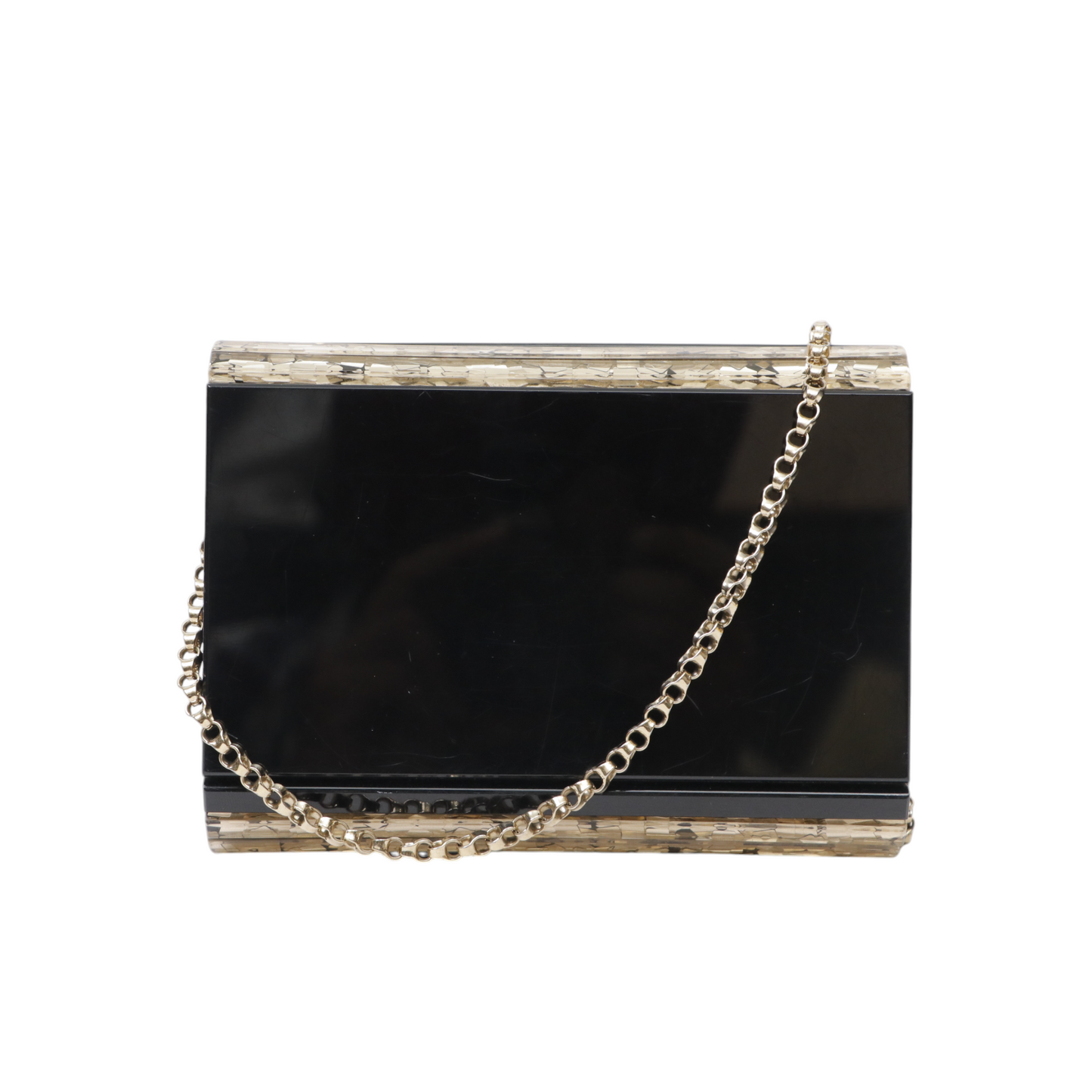 Jimmy Choo Acrylic Glitter Candy Bag