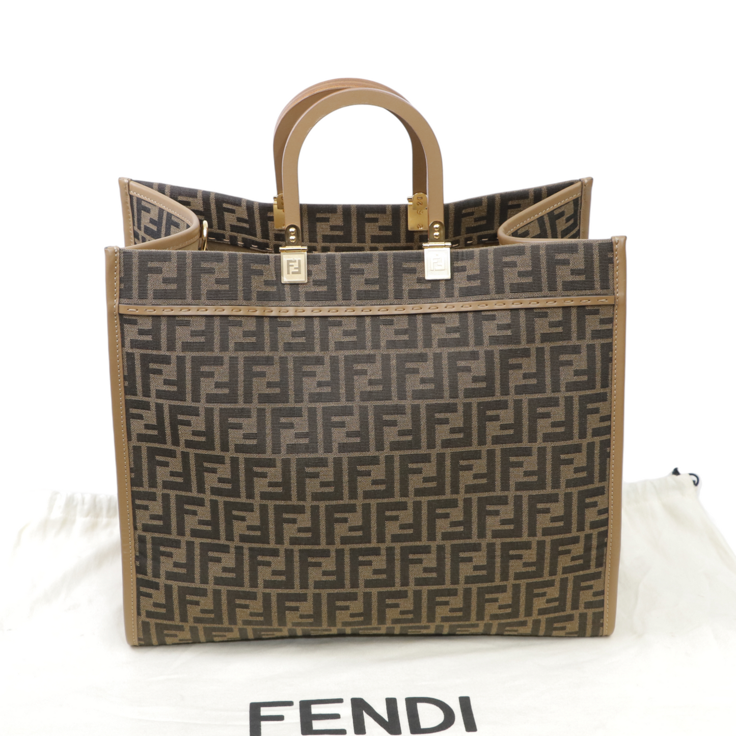 Fendi Large Zucca Sunshine Shopper Tote