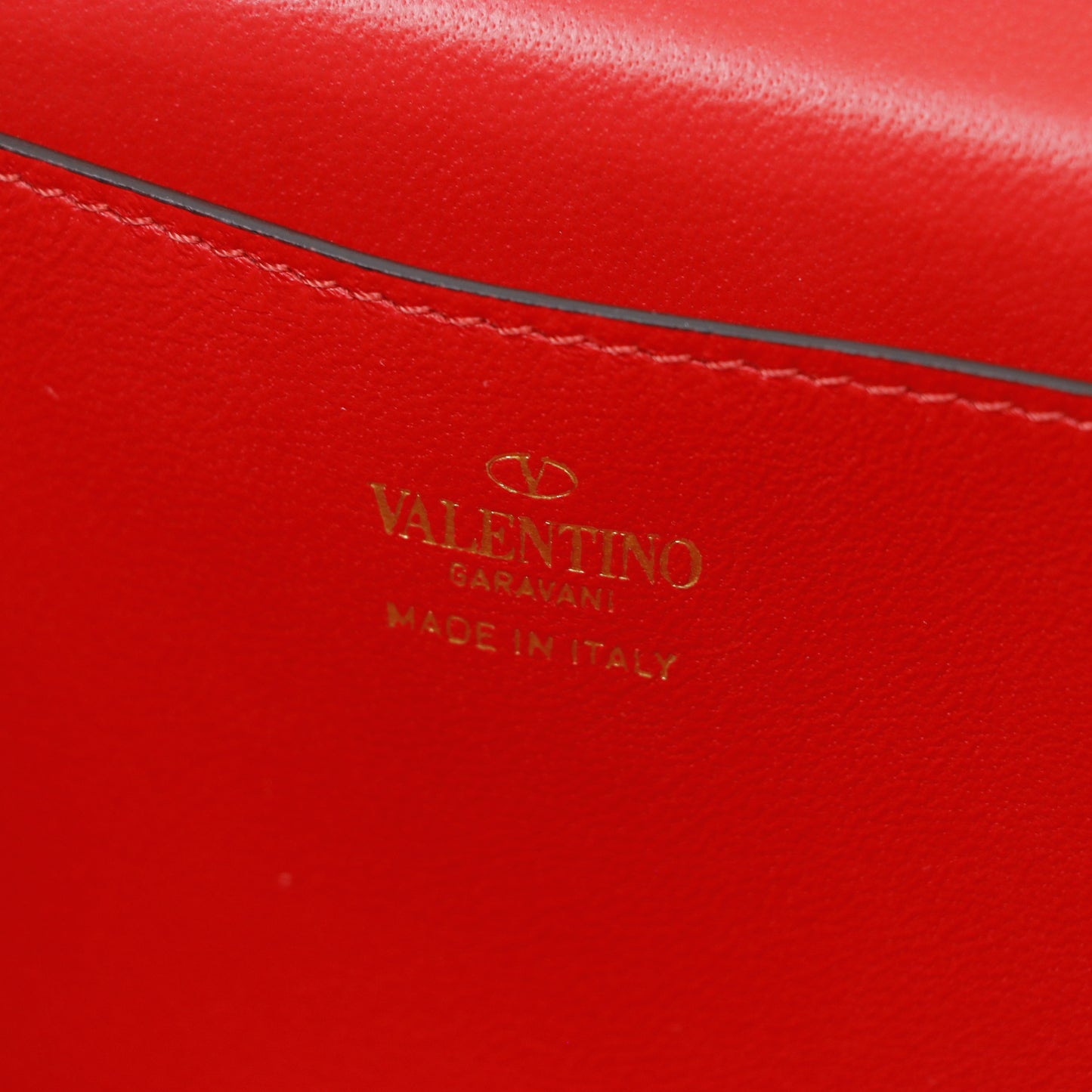 Valentino Black Leather Rockstud Alcove Box Top Handle Bag