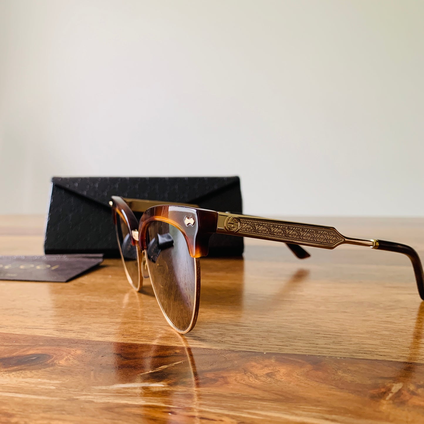 Gucci Embellished Cat Eye Sunglasses