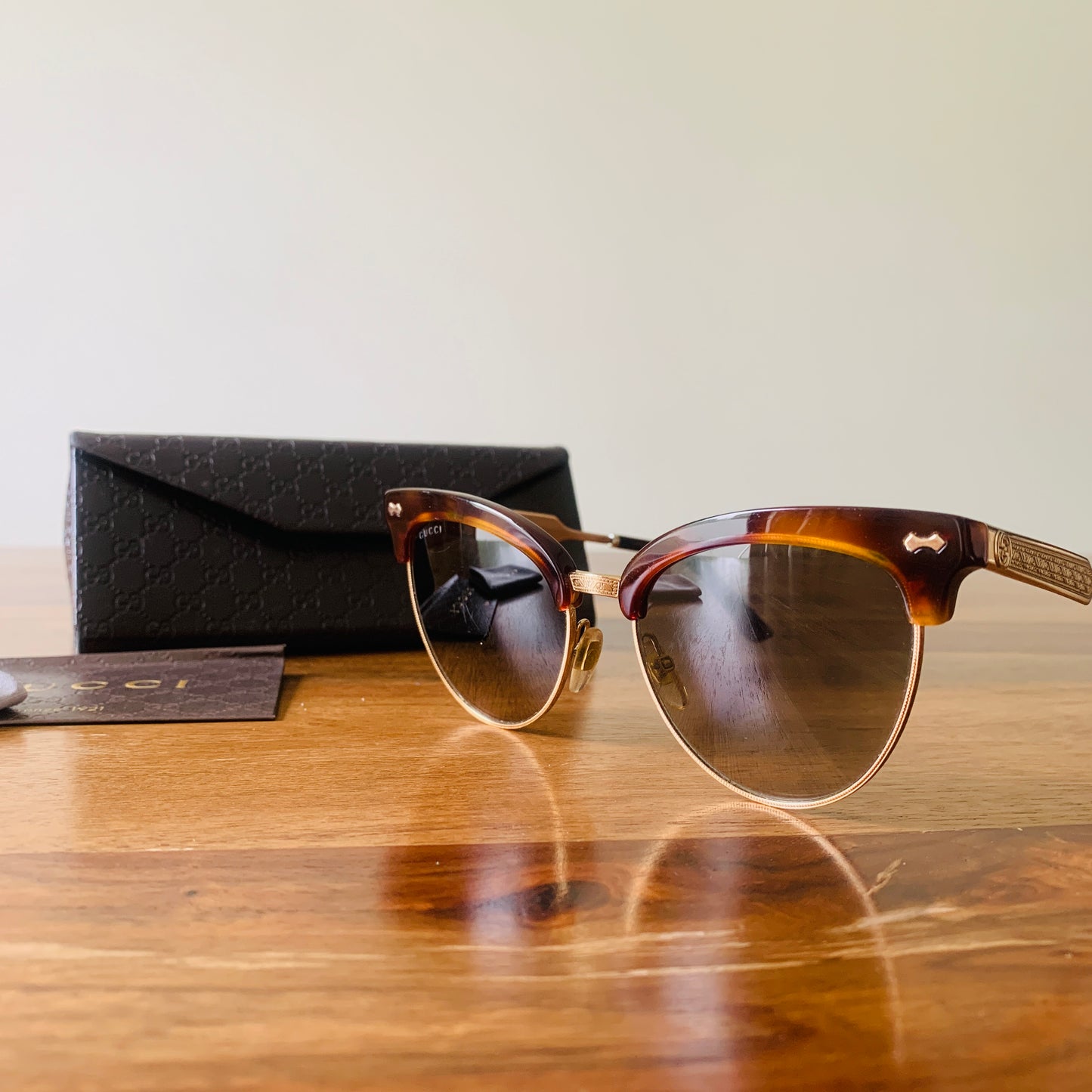 Gucci Embellished Cat Eye Sunglasses
