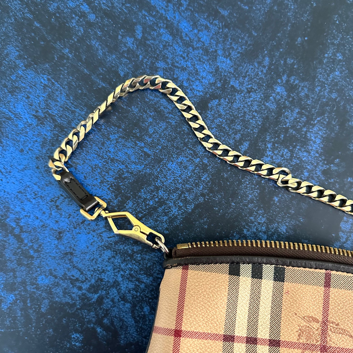 Burberry Haymarket Check Pochette
