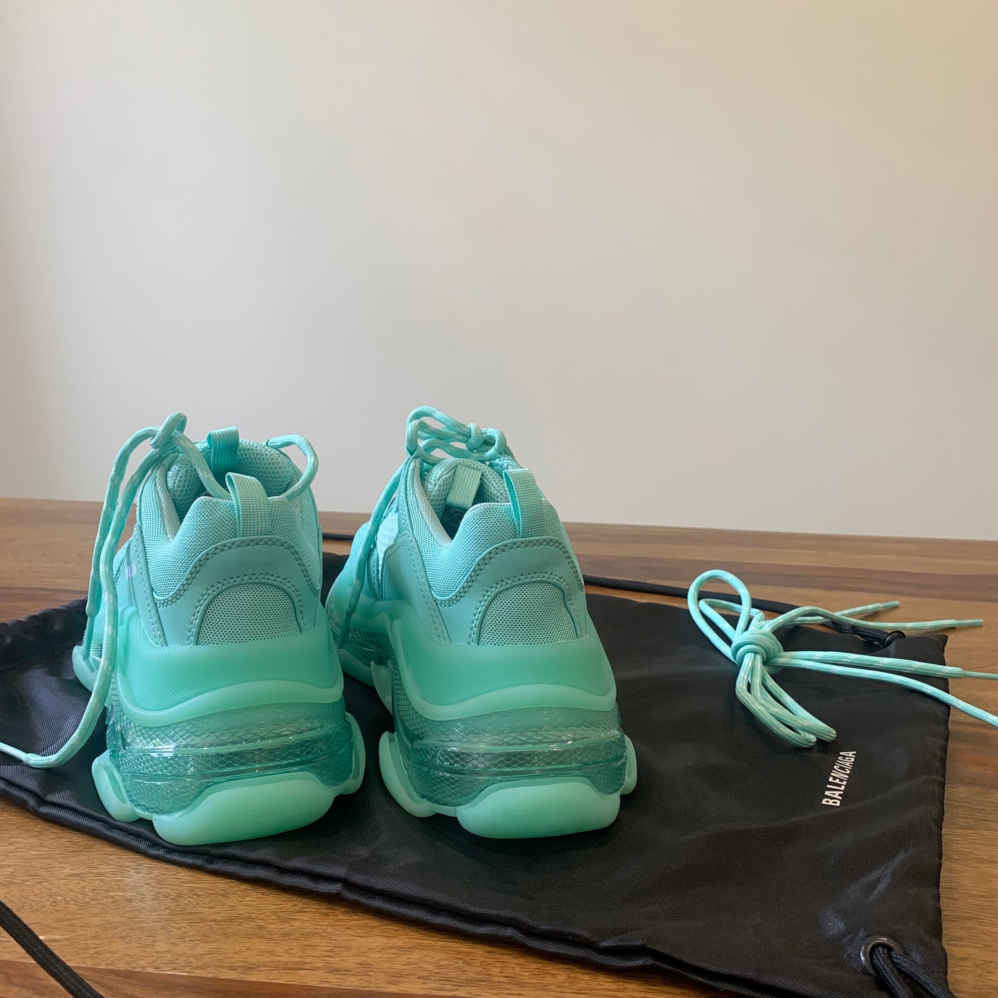 Balenciaga Triple S Clear Sole Chunky Sneakers- Size 39