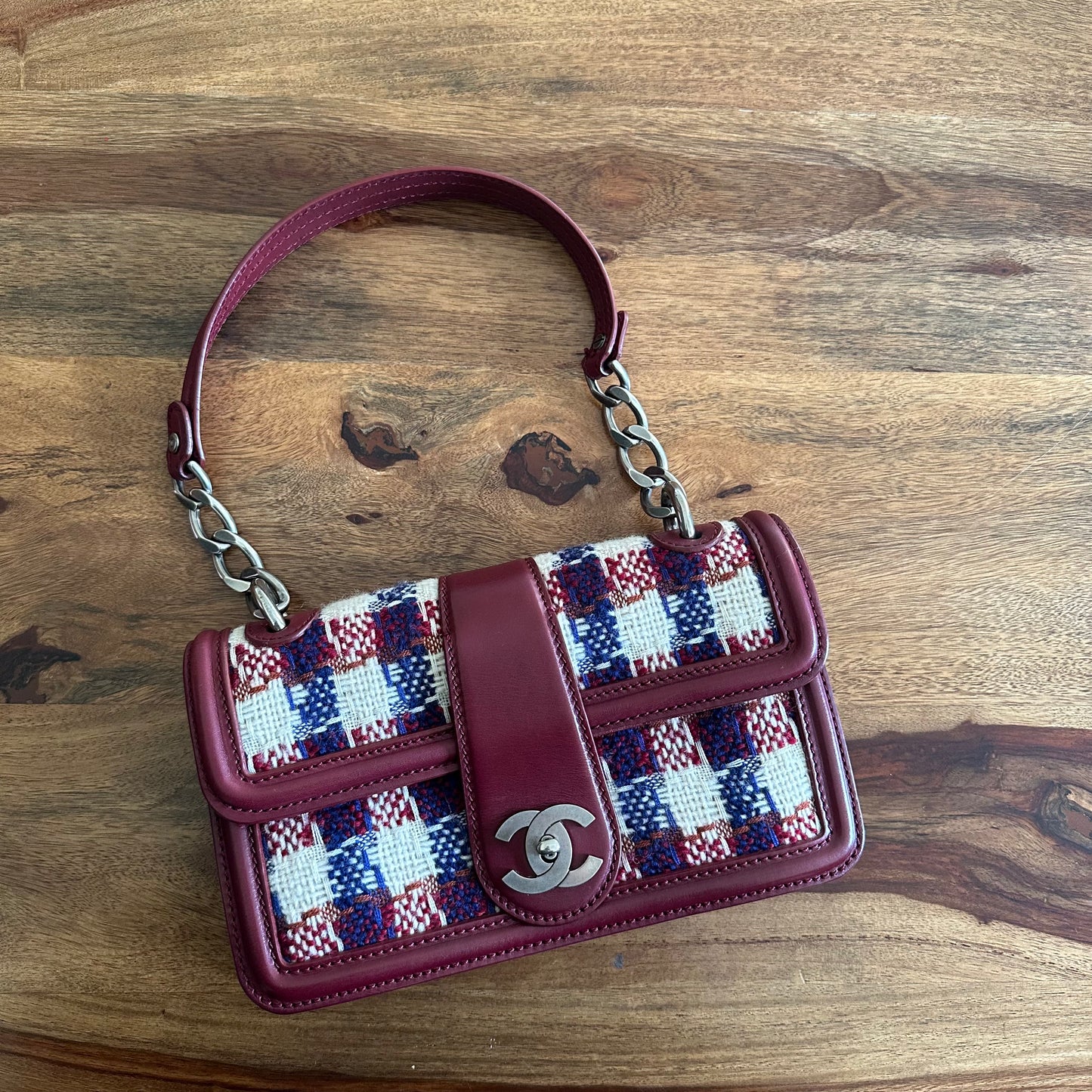 Chanel Tweed Flap Bag