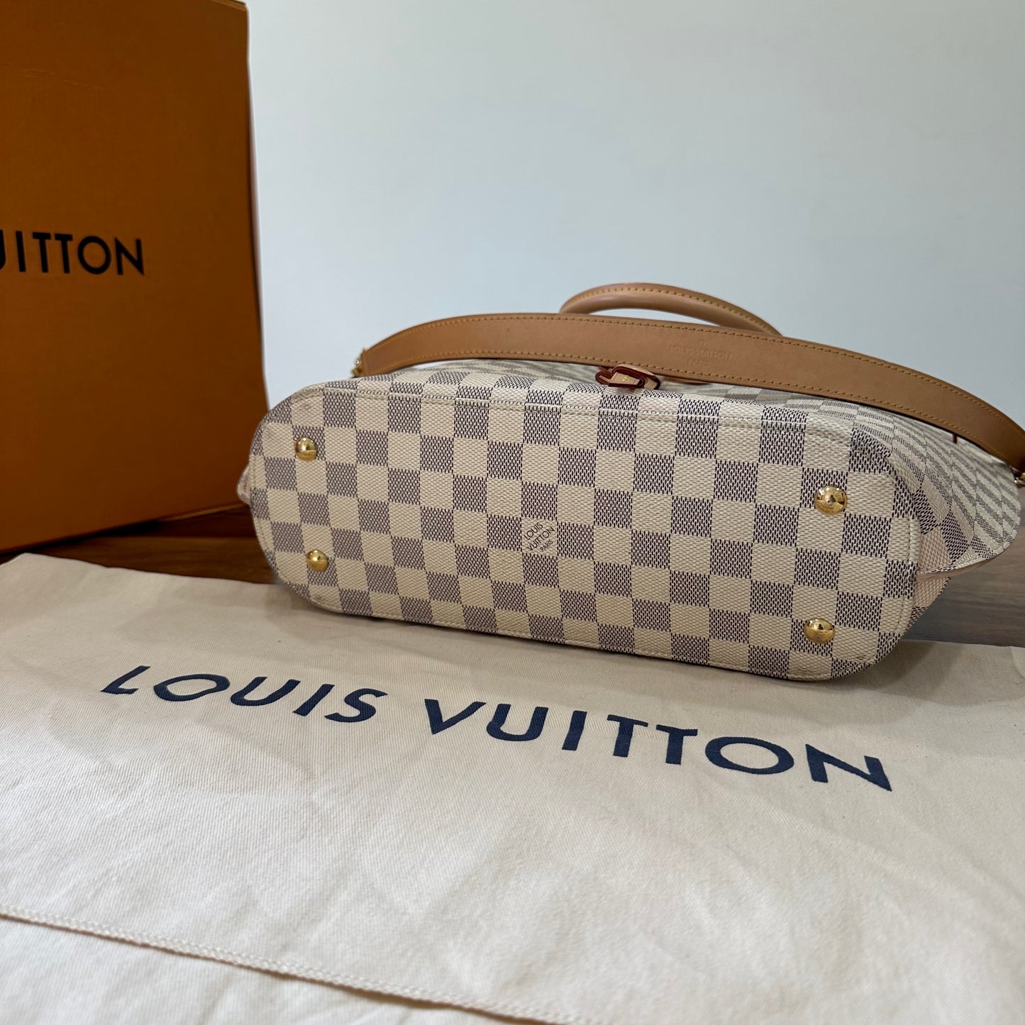 Louis Vuitton Girolata Bag in Damier Azur