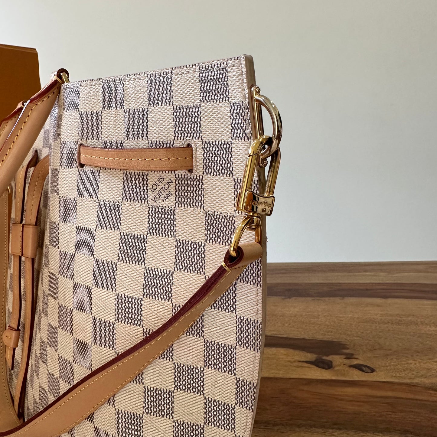 Louis Vuitton Girolata Bag in Damier Azur
