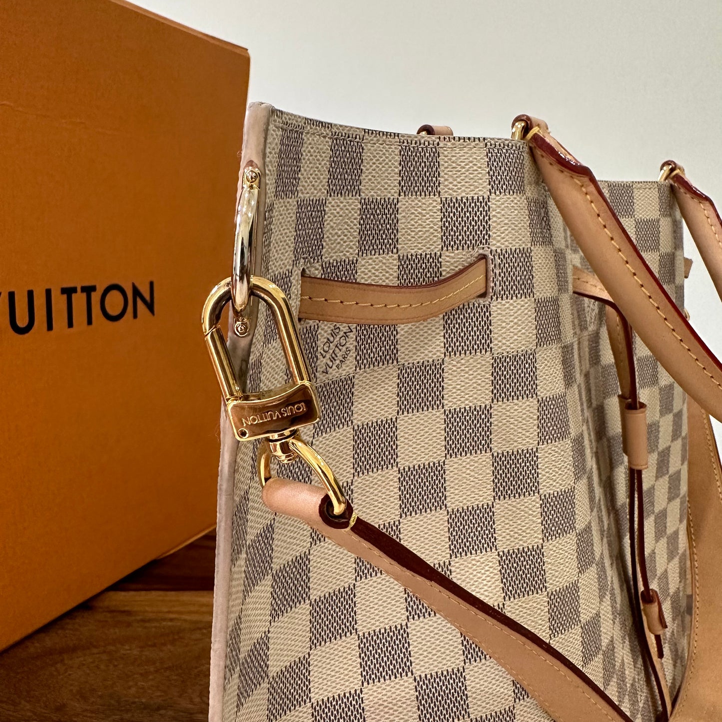 Louis Vuitton Girolata Bag in Damier Azur