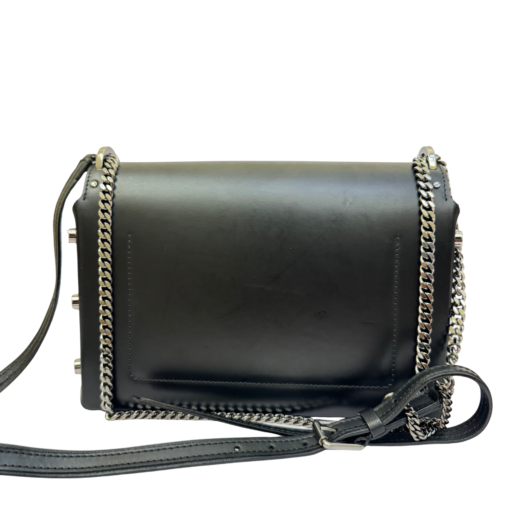 Jimmy Choo Lockett Bag in Black Leather