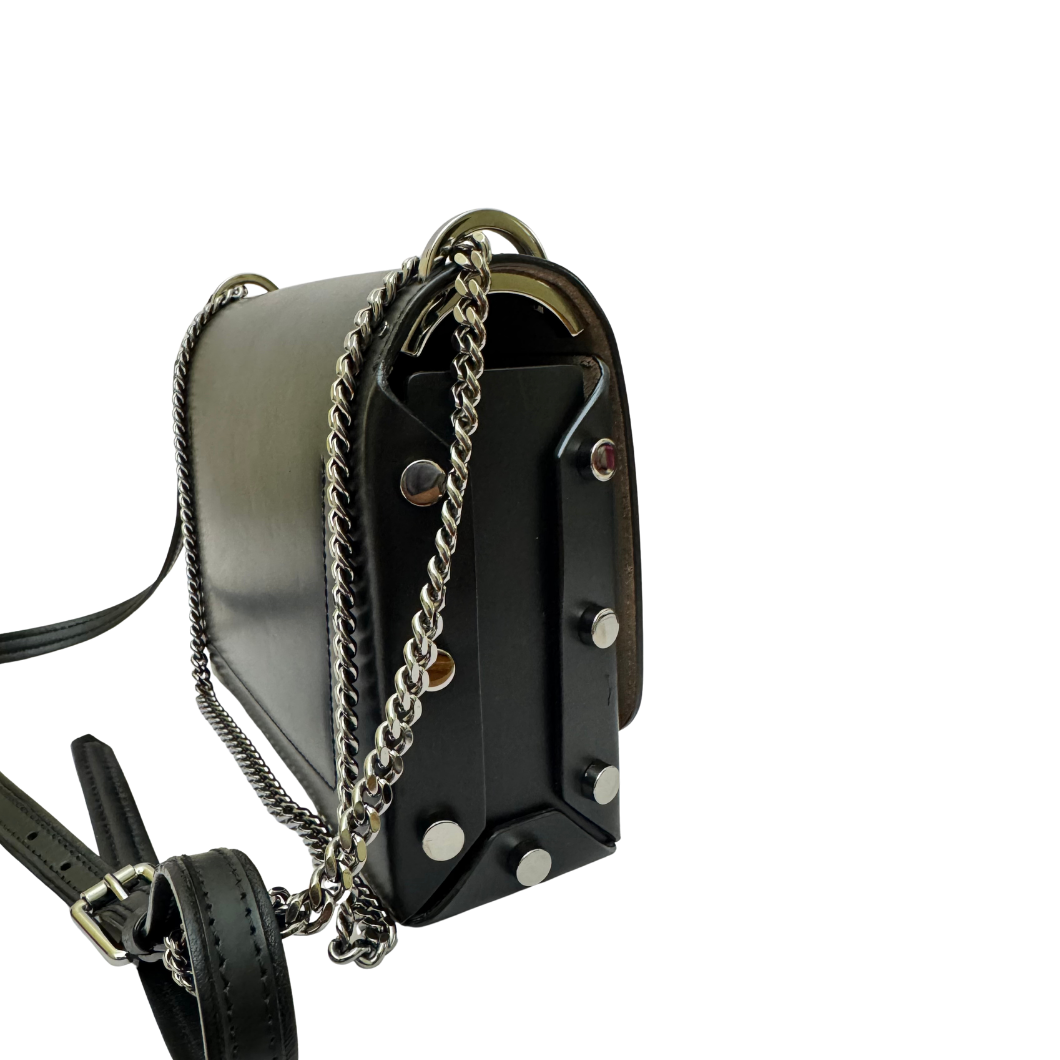 Jimmy Choo Lockett Bag in Black Leather