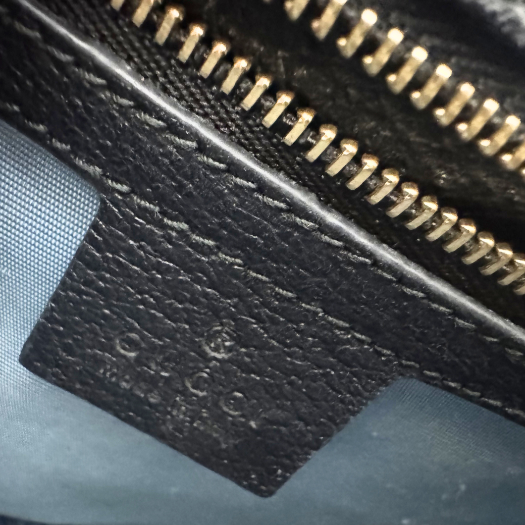 Gucci Sylvie Small Shoulder Bag with Bee and Star Appliqué