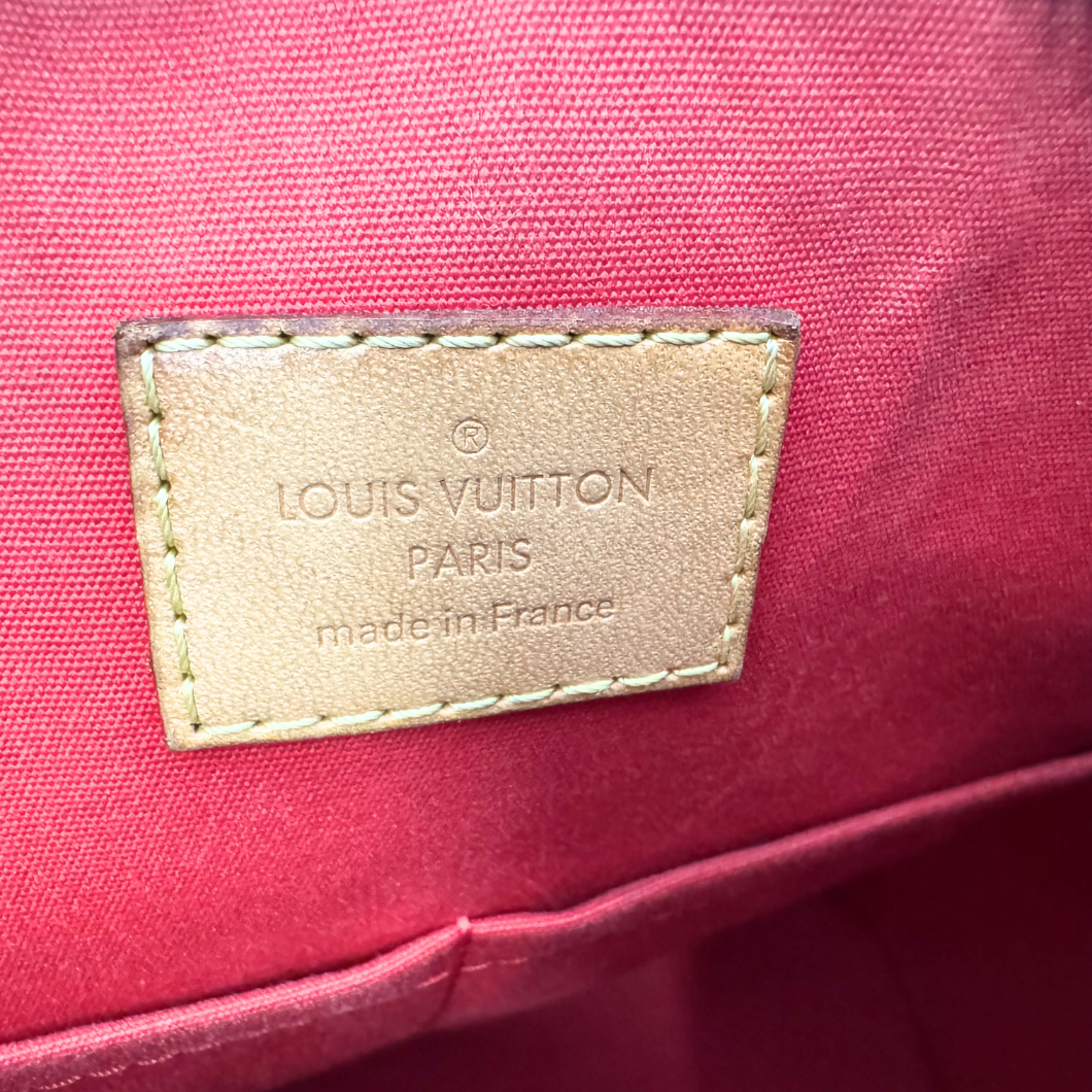 Louis Vuitton Brea MM in Pomme d'Amour Patent Leather