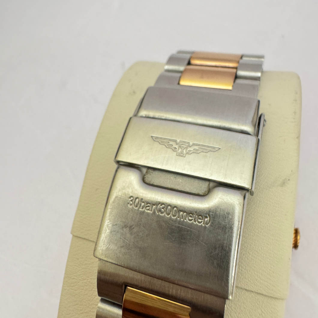 Longines HydroConquest Two-Tone Quartz Watch in Steel and Gold