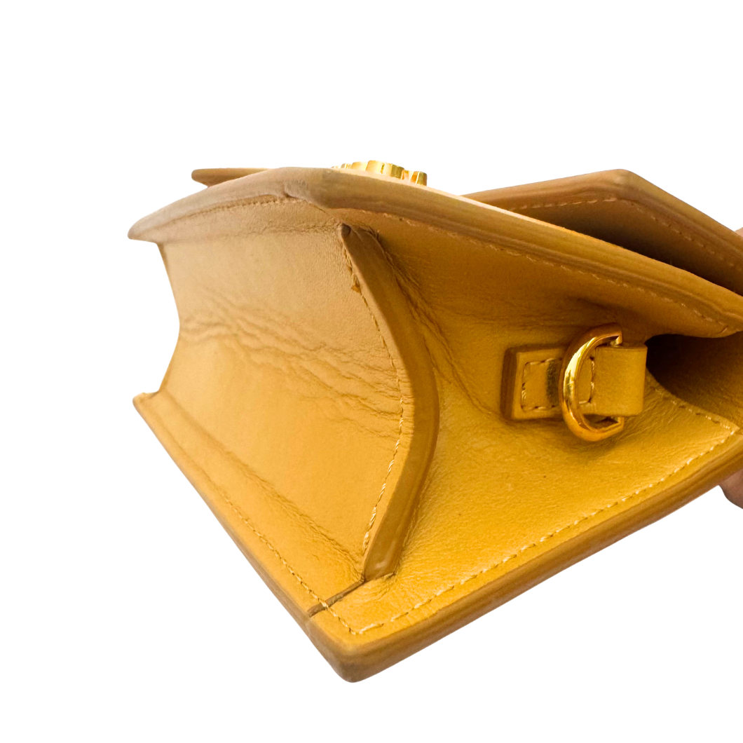 Jacquemus Le Bambino Bag in Mustard Leather