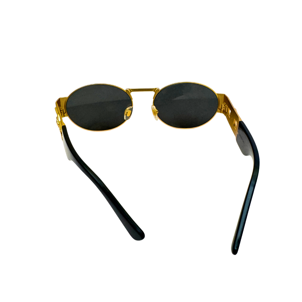 Versace Medusa Sunglasses in Gold-Tone Metal