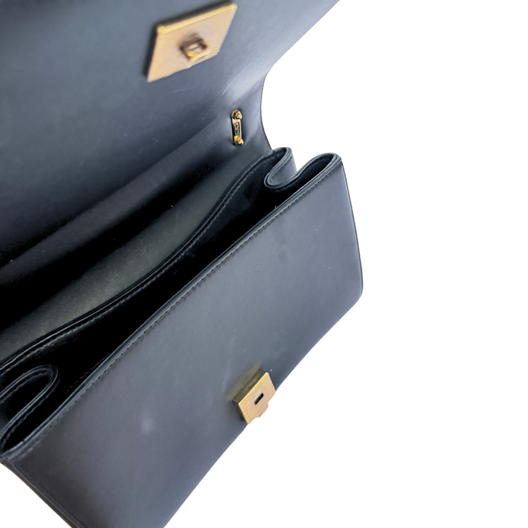Dolce & Gabbana Devotion Bag in Black Quilted Leather