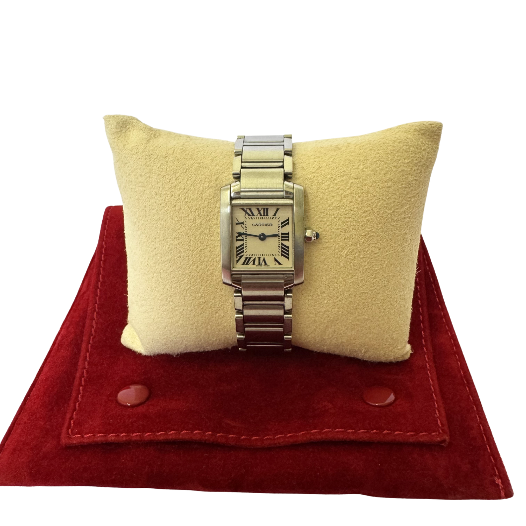 Cartier Tank Française Women's Watch in Stainless Steel