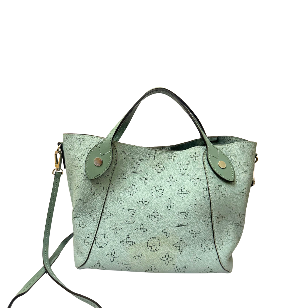 Louis Vuitton Hina Bag in Green Mahina Perforated Leather
