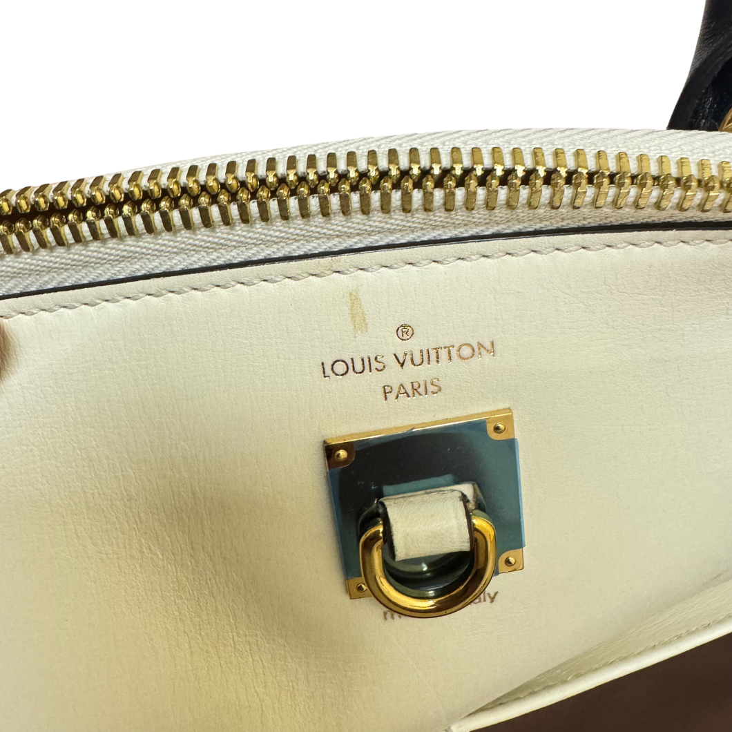 Louis Vuitton City Steamer in Tan & Cream