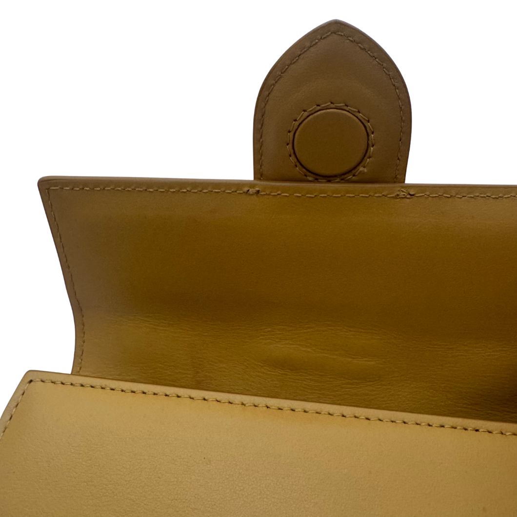 Jacquemus Le Bambino Bag in Mustard Leather