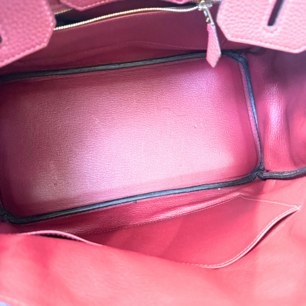 Hermès Birkin 30 in Rouge Grenat Togo Leather