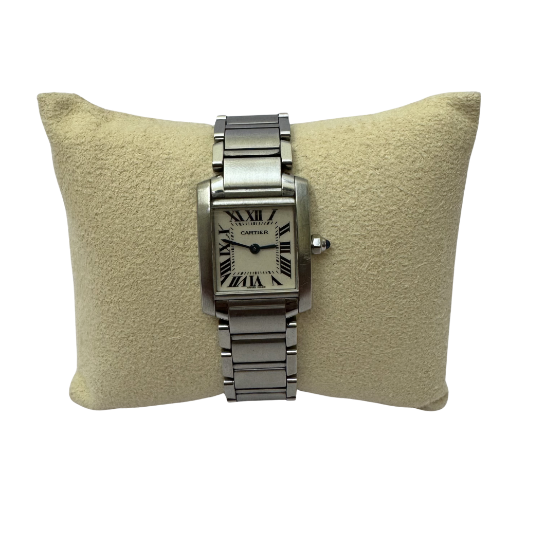 Cartier Tank Française Women's Watch in Stainless Steel