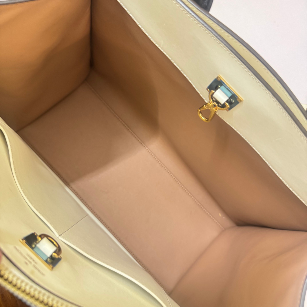 Louis Vuitton City Steamer in Tan & Cream