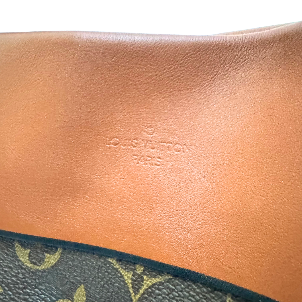 Louis Vuitton Tuileries Hobo Bag in Monogram Canvas and Caramel
