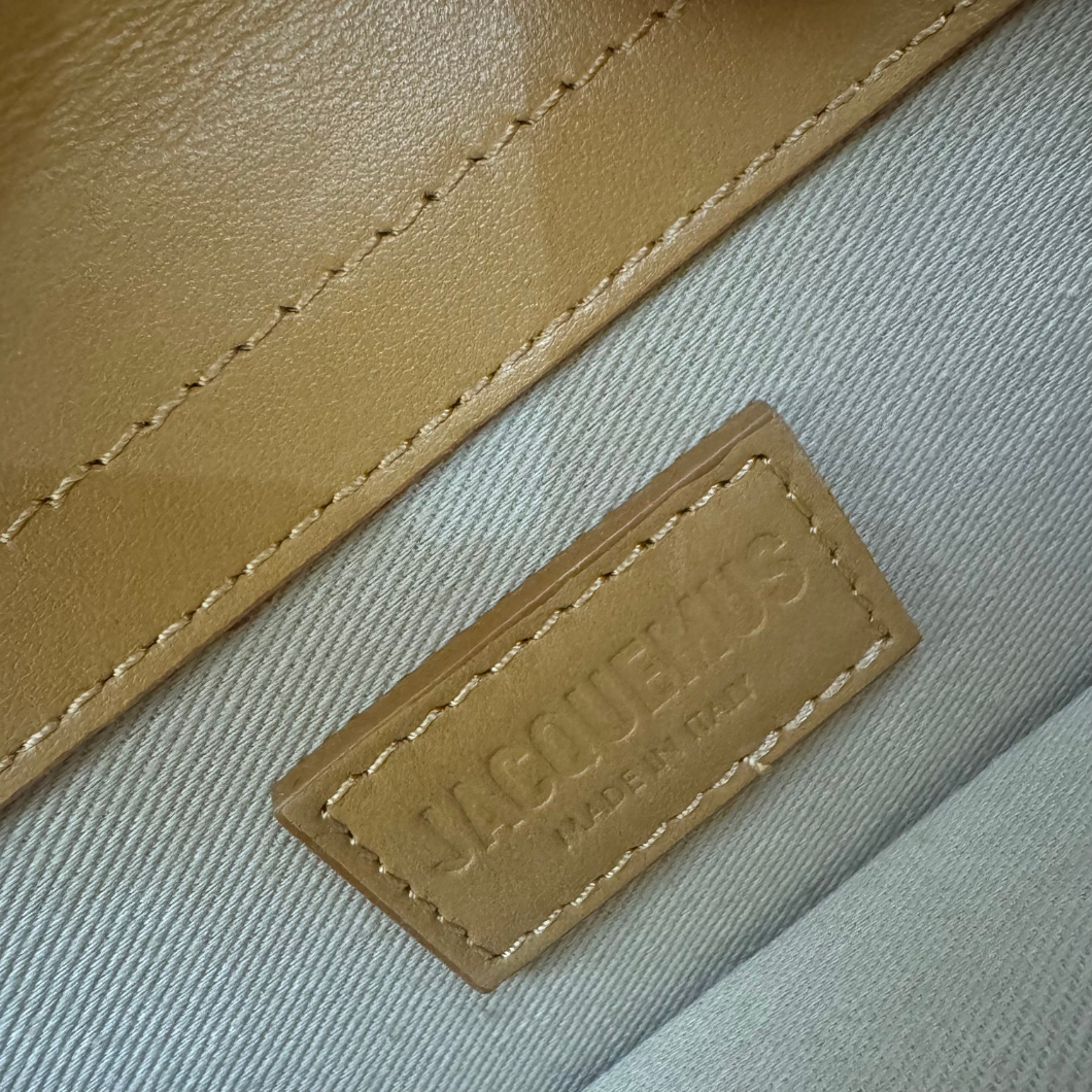 Jacquemus Le Bambino Bag in Mustard Leather