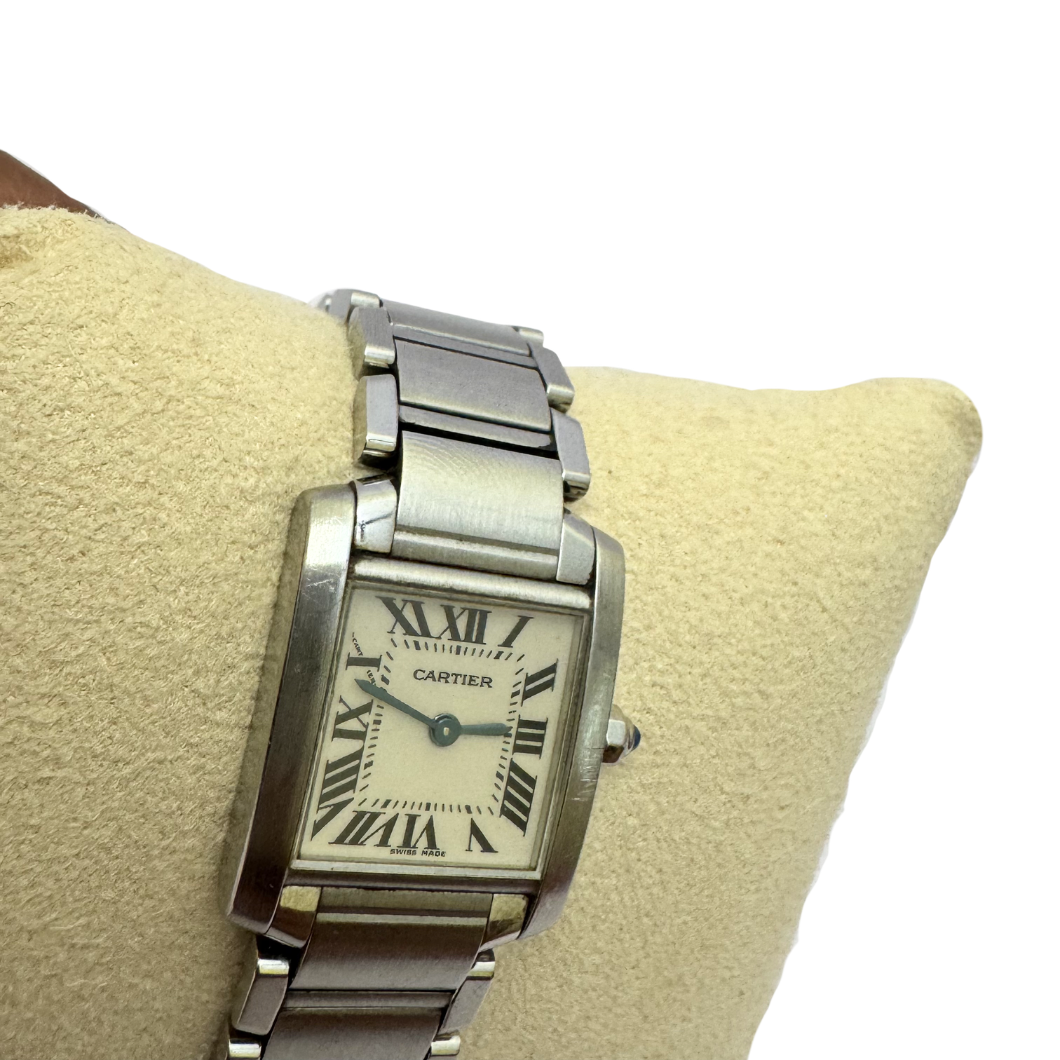 Cartier Tank Française Women's Watch in Stainless Steel