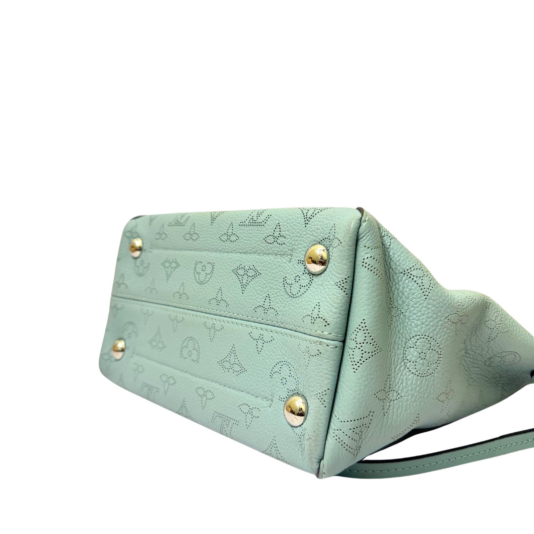 Louis Vuitton Hina Bag in Green Mahina Perforated Leather