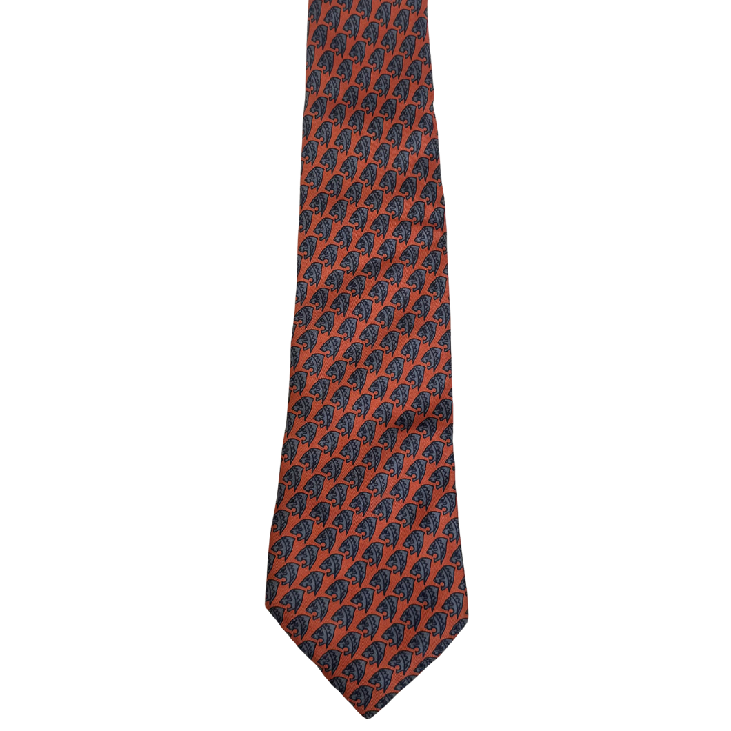 Signoricci by Nina Ricci Red Silk Necktie