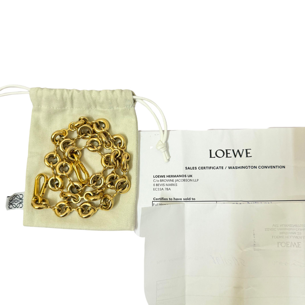 Loewe Bag Chain Strap in Gold-Tone