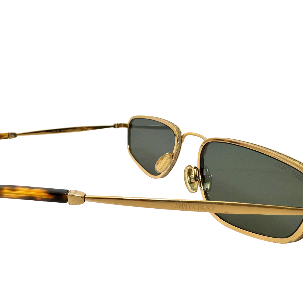 Jimmy Choo Sparkle Sunglasses in Brown