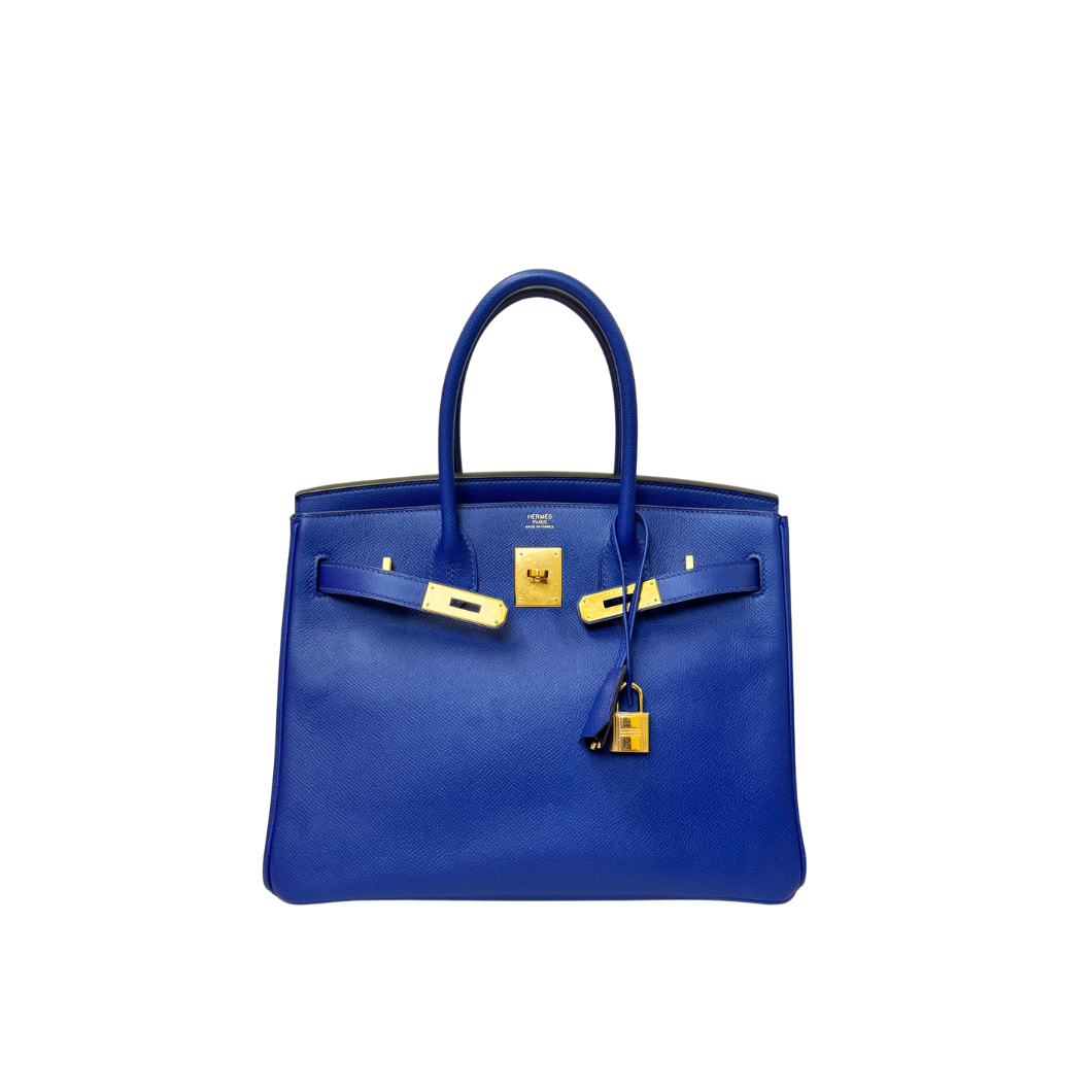 Hermès Birkin 30 in Bleu Électrique Epsom Leather