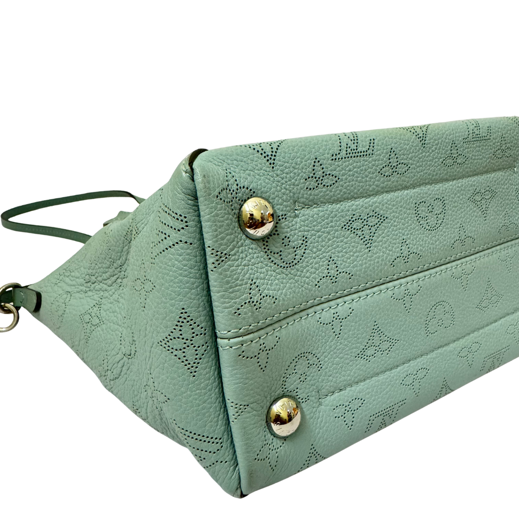 Louis Vuitton Hina Bag in Green Mahina Perforated Leather