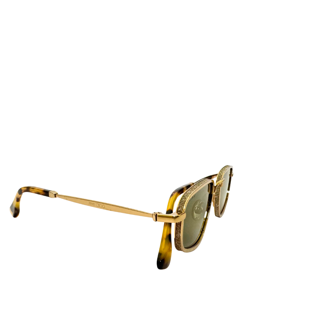 Jimmy Choo Sparkle Sunglasses in Brown