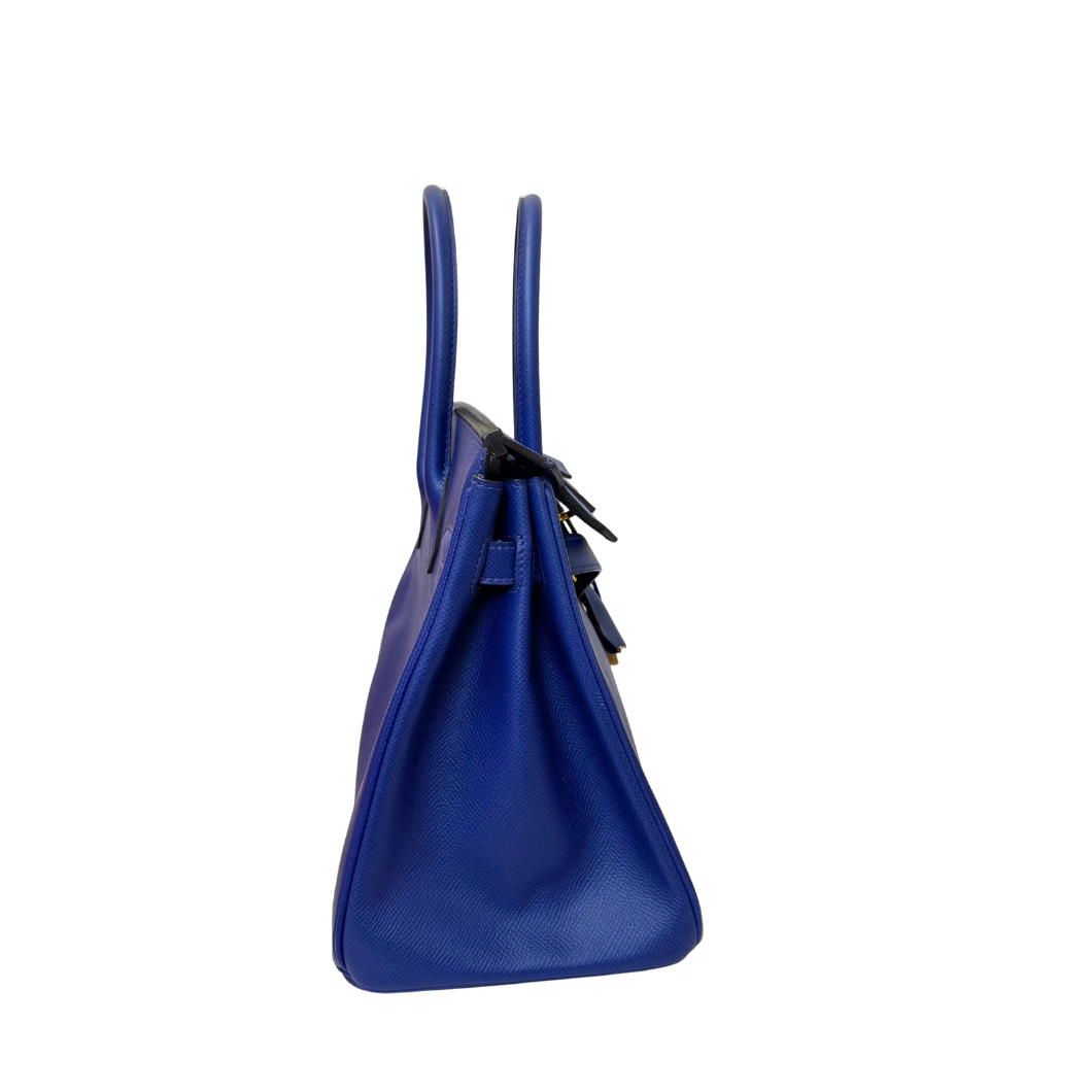 Hermès Birkin 30 in Bleu Électrique Epsom Leather